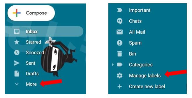 manage labels